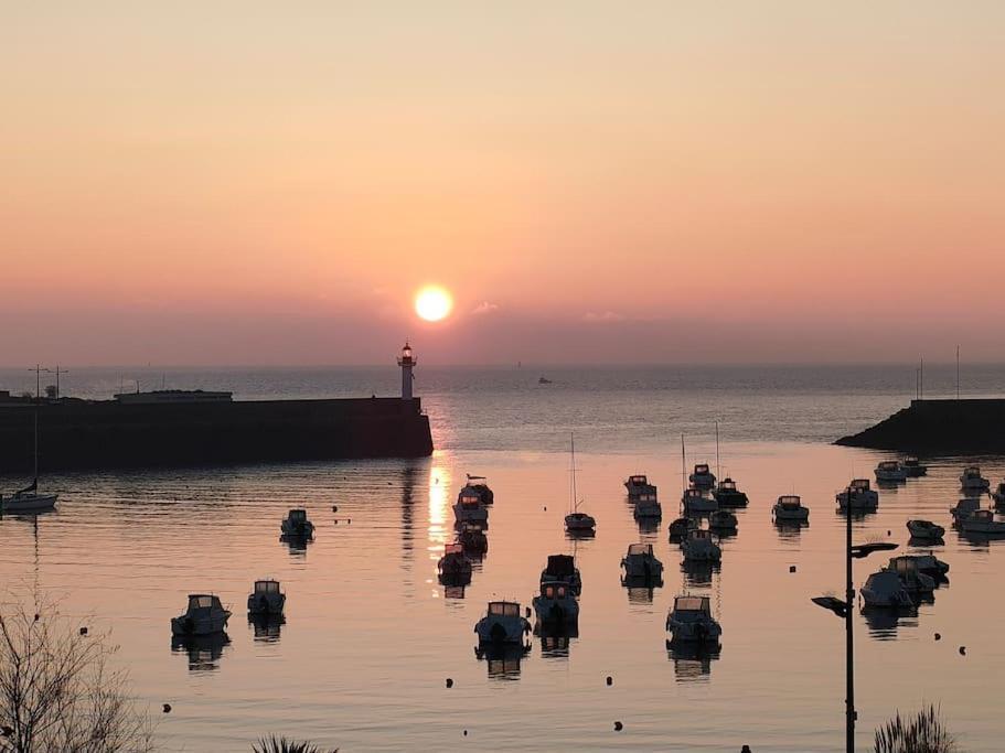 La Timonerie- Vue Mer/Plage/Port Saint-Quay-Portrieux Zewnętrze zdjęcie